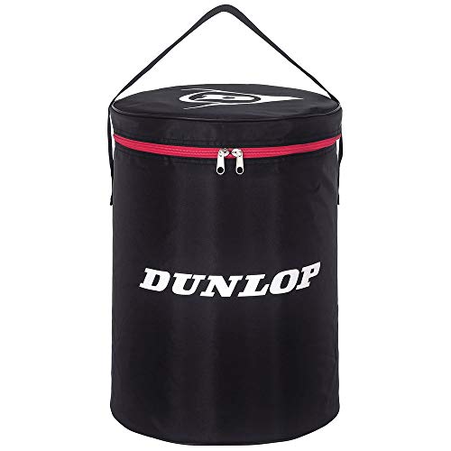 ダンロップ(DUNLOP) テニス ボールバッグ 約60個収納可 バドミントンシャトルコック約10ダース収納可 DAC2002 ブラック