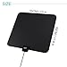 Amplified TV Antenna Get 50 Miles Range Amplified Indoor Digital HDTV Antenna -Detachable Amplifier Signal Booster-USB Power Supply-13ft High Reception Coax Cable