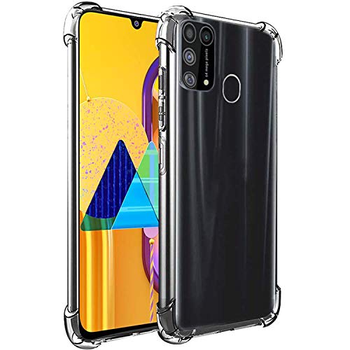 CEDO Bumper Case for Samsung Galaxy M31 | Soft Jel Flexible Thin Full Protection Shock Proof Clear TPU Back Case Cover f