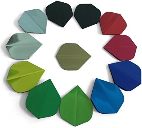 10 Sets/ 30 Pcs Wholesale Dart Flights Sets Pure Colors Dart Flights 3D Bling Long Life Aluminium Dart Flights