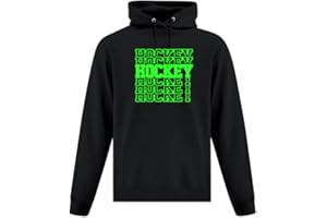Hockey Unisex Pullover Black Hoodie