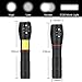 Decaker 2 Pcs LED Flashlight 5000 Lux COB Lantern+ Flashlight in-1with Zoom LED Flashlight Lantern