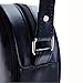 Catty Kelly Emoji Leather Handbag Cross Body Shoulder Messenger Bag (Black)