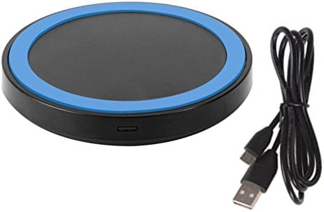 ( Blue ) Round Power Bank Charging Mini Pad 5v / 1.5A