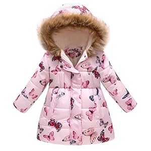 Leeharu Donsjack voor meisjes, baby, lange mouwen, dik, winterjas