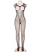 Women's Plus-Size Spandex Diamond Net Suspender Bodystocking (3XL)