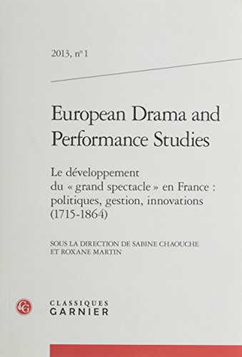 Download European Drama and Performance Studies, NÃ‚Â° 1, 2013 :