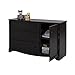 South Shore Savannah 3-Drawer Dresser with Door-Espresso