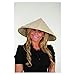 Coolie Hat Asian Japanese Large Straw Bamboo Sun Rice Farmer Costume Accessory