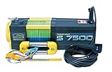 Superwinch 1475201 S7500 SR 12V 7500 lb Winch with Synthetic Rope (Stainless Steel Roller Hawse, 30' Remote)