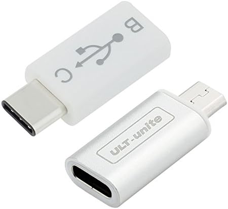 COWEEN Type C to Micro USB Adapter Mini 3A Superspeed Micro USB2.0 Female to USB C Male 2Pack USB3.1 Type-C Converter for MacBook, Chromebook