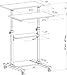 VIVO Mobile Height Adjustable Table, Stand Up Desk with Storage, Computer Workstation Rolling Presentation Cart, CART-V02D