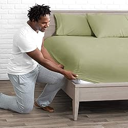 Fitted Bottom Sheet Split King Size - Premium 1800