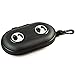 Black Portable Hard Case Cover Shell with Integrated Speakers ( Ideal for iPhones, iPods, Zunes, MP3 Players, Cell Phones and Players with a 3.5 mm Audio Input)