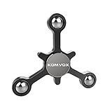 Titanium Alloy Black Fidget Spinner, Creative Metal Figit Hand Toy For 4-10 Years Old, Cool Ideal Brithday Christmas Gifts for Boys, Girls, Teenages, Sisters