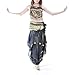 BellyLady Tribal Belly Dance Halter Banadge Bra Top with Pad-NavyBlue