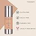 Bodyography Matte Foundation Makeup (Medium #165): Oil-Free Anti-Aging Salon Natural Finish w/ Vitamin E, C, Antioxidants | Vegan, Gluten-Free, Paraben-Free