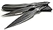 Avias Knife Supply 9 Inch 3 Piece Stainless Steel Throwing Knife Set with Nylon Sheath