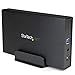 StarTech.com USB 3.1 Gen 2 External Hard Drive Enclosure for 3.5” SATA Drives - Fan-less UASP Enhanced Single Drive Enclosure (S351BU313),Black