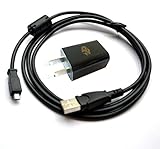 Antoble IN-Camera Data USB AC Power Adapter/Battery Charger + PC Cord For Kodak EasyShare Z915 C182 M340 Z950 C180 C190 C613 M341 C653