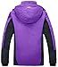 Wantdo Women's Waterproof Mountain Jacket Fleece Windproof Ski Jacket US XL Purple X-Large