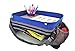 2018 IMPROVED Kids Travel Snack or Activity Tray Desk SALE with The Gift Package (Wipe Clean Pocket, Marker, Travel Game)…FITS any car sear, stroller, more. Perfect Child's Present (Dark Blue/Grey)