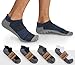 Pembrook Yoga Socks with Grips for Men - 4 Pairs Unisex Non Slip Socks Mens | Socks with Grippers for Men | Grippy Socks mens yoga socks