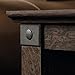 Sauder Carson Forge Side Table, Coffee Oak finish