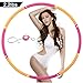 | UPGRADED | Weighted Fitness Hoops for Exercise - 2.2 lb, Professional Adult Exercise Hoop for Weight Loss