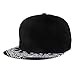 Forwardor Connectyle Paisley Flat Bill Hats Graffiti Print Adjustable Snapback Hiphop Cap