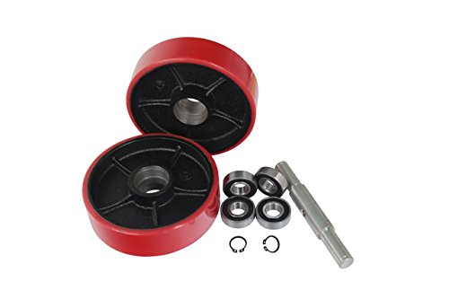 Eoslift SW-1 | Replacement Pallet Jack Steering Wheel Set | 7" Dia x 2" Hub Length x 20mm ID