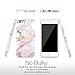 AknaCase Case Compatible with iPhone 6 Plus & 6s Plus for Girls, Get-It-Now Collection High Impact Flexible Silicon Cover [Marble Texture #17](243-U.S)