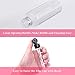 Cridoz 25Pcs 2 oz Clear Plastic Empty Bottles Travel Size Bottles Small Containers with Flip Cap for Liquids Toiletries Shampoo Lotion Conditioner