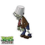 Plants vs. Zombies Wall Decals: Bucket Zombie (7 in x 12 in)