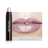 Lipstick Metallic,Molie Matte Lip Crayon Long Lasting Non-Fading Sexy