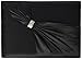 Lillian Rose Elegant Jeweled Black Satin Wedding Guest Book