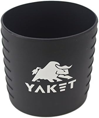 YAKET Grip for YETI Rambler Tumbler (Shadow Black, 20oz.)