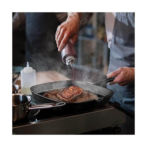 YIJIA-Grill-Pan-Cast-Griddle-Iron-Non-Stick-Steak-Frying-Pans-Cookware-Skillet-9-inch-Suitable-for-Various-Oven YIJIA Grill Pan Cast Griddle Iron Non-Stick Steak Frying Pans Cookware Skillet 9 inch Suitable for Various Oven