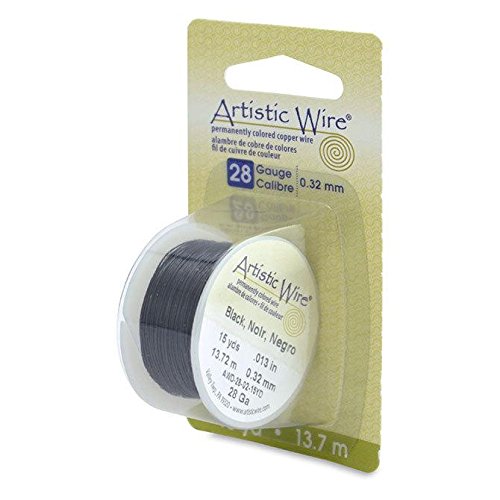 Artistic Wire 28 Gauge Black 15 Yards