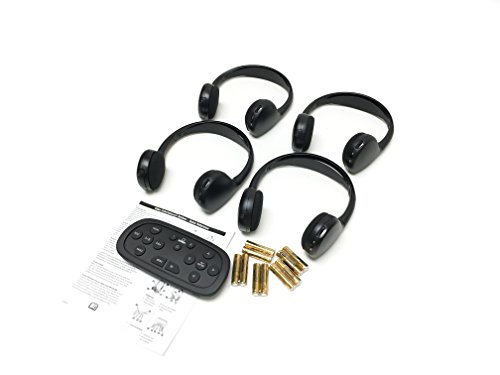 Chevrolet GMC Cadillac Wireless Headphones DVD Remote KIT 4-pc New OEM