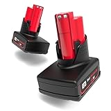 WORTHMAH 2 Packs 12Volts 6.0Ah Replacement for