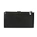 PEIUJIN RFID Blocking Men's Genuine Soft Cow Leather Long Purse Mens Wallet Money Clip (Black)