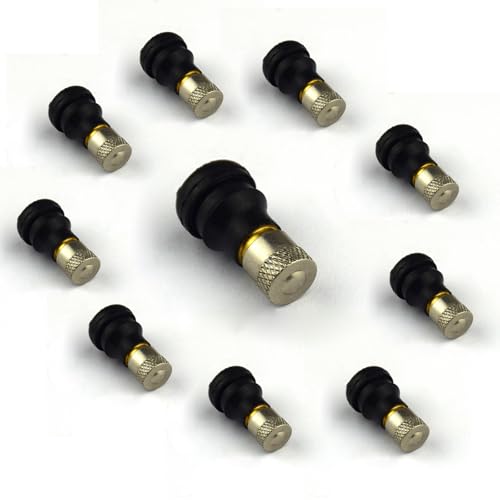 Electric Scooter Tubeless Tire Vacuum Valve,Rubber Tubeless Tire Valve Stems Scooter Parts,Wheel Gas Valve Electric Scooter Accessories for M365，Tubeless Tire Wheel Gas Valve