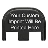 Fixxxer Gen. 5 Personalized Custom Rear Cover Plate Glock, fits most models Fits Gen 5 Only. DOES NOT fit G43, G42.