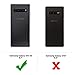 EasyAcc Slim Case for Samsung Galaxy S10 5G[Support Wireless Charging], Matte Black TPU Phone Case Soft Ultra Thin Back Protective Cover Compatible with Samsung Galaxy S10 5G