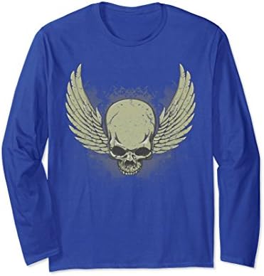 Unisex Angel Of Death Metal Vintage Long Sleeve T Shirt XL: Royal Blue