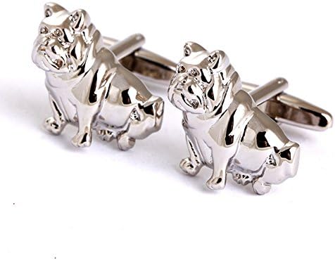 SUTILA Lovely Animal Cuff Link Bulldog Cuff Links
