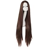 MapofBeauty Fashion Straight Long Costume Anime Wig (Brown)