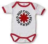 Red Hot Chili Peppers Unisex Baby Infant Bodysuit Romper, White