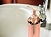 Juvale Soap Dispenser Pump Bottle - Hammered Copper Plated Liquid Soap and Lotion Dispenser for Kitchen and Bathroom, 12 Fluid Ounces